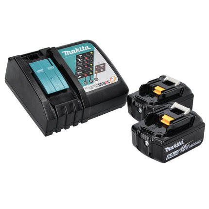 Visseuse à chocs sans fil Makita DTW 180 RGJ 18 V 180 Nm 3/8" Brushless + 2 batteries 6,0 Ah + chargeur + Makpac