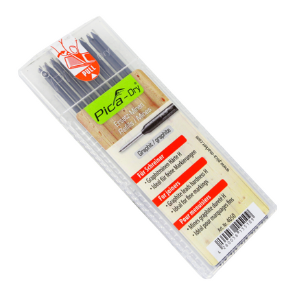 Pica DRY Mines de rechange dureté graphite H - 20 pièces (2x 4050)