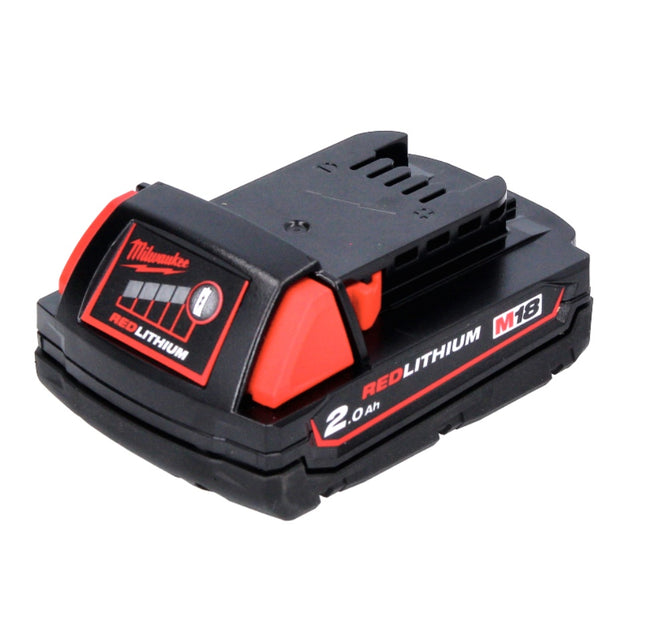 Milwaukee M18 B2 battery 18 V / 2.0 Ah / 2000 mAh RED Li-Ion ( 4932430062 )