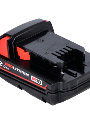 Milwaukee M18 B2 Batterie 18 V 1x 2,0 Ah (1x 4932430062) + Chargeur M12-18C 12-18 V (4932352959)