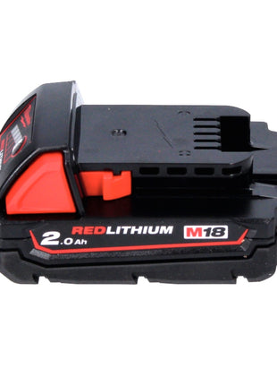 Milwaukee M18 B2 Batterie 18 V 1x 2,0 Ah (1x 4932430062) + Chargeur M12-18C 12-18 V (4932352959)