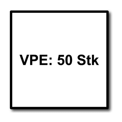 HECO TOPIX plus Viti per legno professionali 8,0 x 100 mm, 50 pz. ( 61259 ) - completamente filettata, testa bombata, T-Drive, zincata blu, A3K