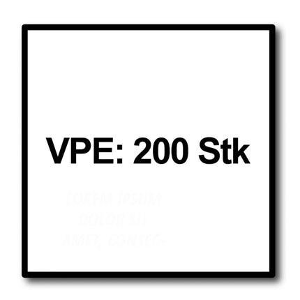 HECO TOPIX plus Vis à bois professionnelle 8,0 x 220 mm, Filetage partiel, Tête ronde large, T-Drive, Zingué bleu, A3K - 200 pcs. (4x 61330)