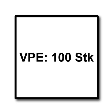 HECO TOPIX plus Vis à bois professionnelle 8,0 x 160 mm, Filetage partiel, Tête ronde large, T-Drive, Zingué bleu, A3K, 100 pcs. (2x 61294)