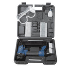 Scheppach Chiodatrice pneumatica 4,7 - 7,5 bar ( 7906100715 ) + Chiodi + Graffette + Occhiali di protezione + Bottiglietta d'olio + Valigetta