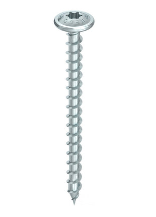 HECO TOPIX plus tornillos profesionales para construcción en madera 6,0 x 40 mm 400 piezas (2x 61013) tornillo para madera totalmente roscado, cabeza con arandela, accionamiento en T, galvanizado azul, A3K