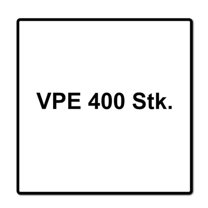 HECO TOPIX plus tornillos profesionales para construcción en madera 6,0 x 50 mm 400 piezas (2x 61039) tornillo para madera totalmente roscado, cabeza con arandela, accionamiento en T, galvanizado azul, A3K