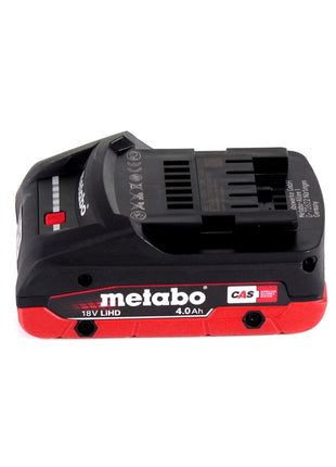 Metabo W 18 LTX 125 amoladora angular a batería 18 V 125 mm + 1x batería 4,0 Ah + metaBOX - sin cargador