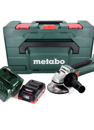 Amoladora angular a batería Metabo W 18 LTX 125 18 V 125 mm + 1x batería 4,0 Ah + cargador + metaBOX