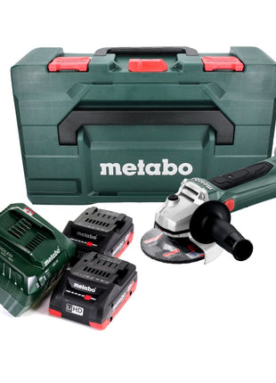 Amoladora angular a batería Metabo W 18 LTX 125 18 V 125 mm + 2x baterías 4,0 Ah + cargador + metaBOX