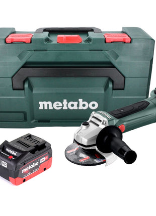 Amoladora angular a batería Metabo W 18 LTX 125 18 V 125 mm + 1x batería 5,5 Ah + metaBOX - sin cargador