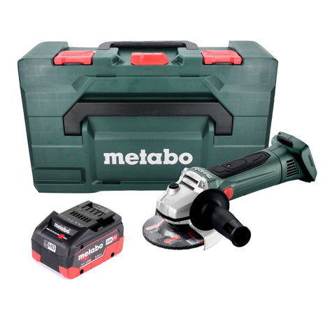 Meuleuse d'angle sur batterie Metabo W 18 LTX 125 18 V 125 mm + 1x batterie 5,5 Ah + metaBOX - sans chargeur