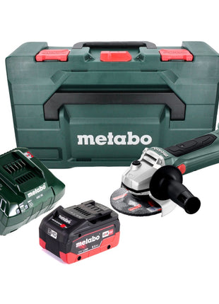 Amoladora angular a batería Metabo W 18 LTX 125 18 V 125 mm + 1x batería 8,0 Ah + cargador + metaBOX