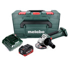 Amoladora angular a batería Metabo W 18 LTX 125 18 V 125 mm + 1x batería 10,0 Ah + cargador + metaBOX