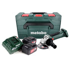 Amoladora angular a batería Metabo W 18 LTX 125 18 V 125 mm (602174650) + 2x batería 5,2 Ah + cargador + metaBOX