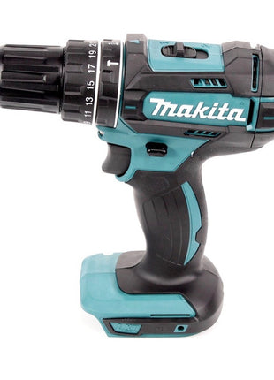 Makita DHP 482 Z Perceuse-visseuse à percussion sans fil 18 V 62 Nm + Jeu de 26 douilles à embouts - sans batterie, sans chargeur