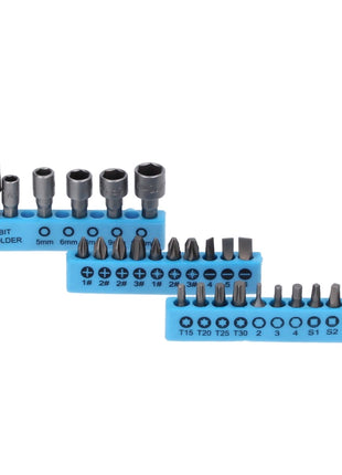 Makita DHP 482 Z Perceuse-visseuse à percussion sans fil 18 V 62 Nm + Jeu de 26 douilles à embouts - sans batterie, sans chargeur