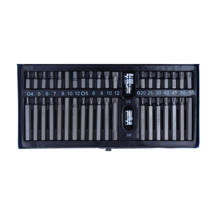 Taladro percutor inalámbrico Makita DHP 482 RF1W 18 V 62 Nm + 1x batería 3,0 Ah + cargador + juego de puntas 40 piezas