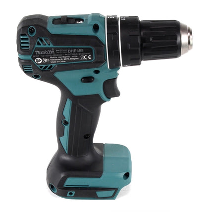 Taladro percutor inalámbrico Makita DHP 485 Z 18 V 50 Nm sin escobillas + juego de puntas de 40 piezas - sin batería, sin cargador