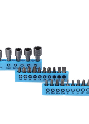 Taladro atornillador inalámbrico Makita DDF 485 Z 18 V 50 Nm sin escobillas + juego de llaves de vaso de 26 piezas - sin batería, sin cargador