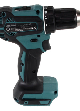 Taladro atornillador a batería Makita DDF 485 Z 18 V 50 Nm sin escobillas + juego de puntas de 44 piezas - sin batería, sin cargador