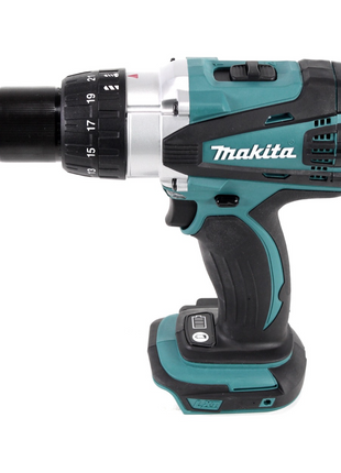 Makita DDF 458 RF1 taladro atornillador inalámbrico 18 V 91 Nm + 1x batería 3,0 Ah + cargador + juego de puntas 26 piezas