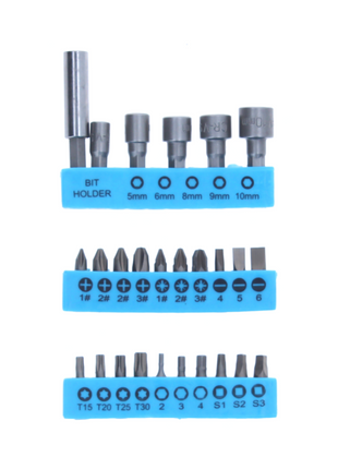 Makita DDF 458 RF1 taladro atornillador inalámbrico 18 V 91 Nm + 1x batería 3,0 Ah + cargador + juego de puntas 26 piezas