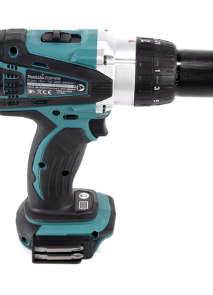 Makita DDF 458 Z Akku Bohrschrauber 18 V 91 Nm + 40 tlg. Bit Bohrer Set - ohne Akku, ohne Ladegerät