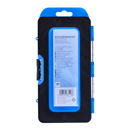 Taladro atornillador inalámbrico Makita DDF 458 Z 18 V 91 Nm + juego de puntas 100 piezas - sin batería, sin cargador