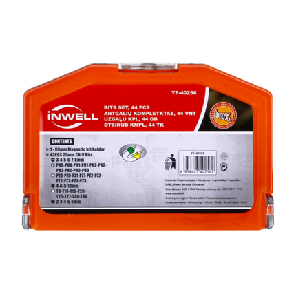 Makita DDF 458 RF1 taladro atornillador inalámbrico 18 V 91 Nm + 1x batería 3,0 Ah + cargador + juego de puntas 44 piezas