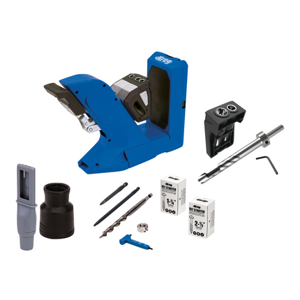 KREG Pocket Hole Jig 720 pocket hole drilling jig ( KPHJ720 ) + dowel drilling jig + step drill + bit + screws