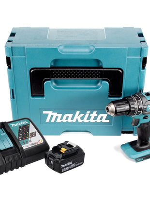 Makita DHP 482 RG1J Akku Schlagbohrschrauber 18 V 62 Nm + 1x Akku 6,0 Ah + Ladegerät + Makpac - Toolbrothers