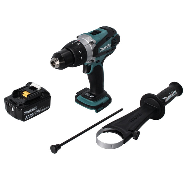 Taladro percutor a batería Makita DHP 458 F1 18 V 91 Nm + 1x batería 3.0 Ah - sin cargador