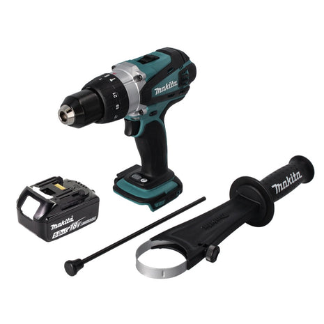 Makita DHP 458 T1 cordless impact drill 18 V 91 Nm + 1x rechargeable battery 5.0 Ah - without charger