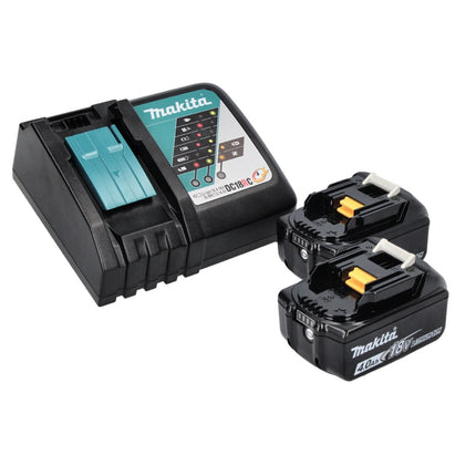 Taladro de percusión inalámbrico Makita DHP 458 RM 18 V 91 Nm + 2x batería recargable 4,0 Ah + cargador