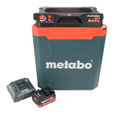 Nevera de batería Metabo KB 18 BL 18 V con función de calentamiento 28 l sin escobillas + 1x batería 5,5 Ah + cargador