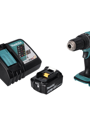 Makita DHP 456 RF1 taladro percutor inalámbrico 18 V 50 Nm + 1x batería 3,0 Ah + cargador