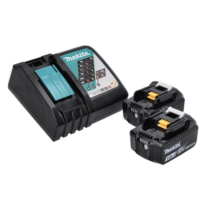 Taladro de percusión sin cable Makita DHP 485 RF 18 V 50 Nm sin escobillas + 2x batería recargable 3,0 Ah + cargador