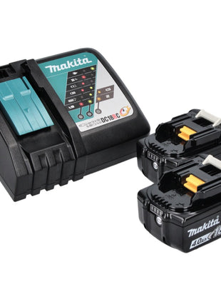 Taladro percutor inalámbrico Makita DHP 485 RM 18 V 50 Nm sin escobillas + 2 baterías 4,0 Ah + cargador