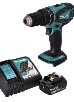 Taladro percutor inalámbrico Makita DHP 456 RT1 18 V 50 Nm + 1x batería 5,0 Ah + cargador