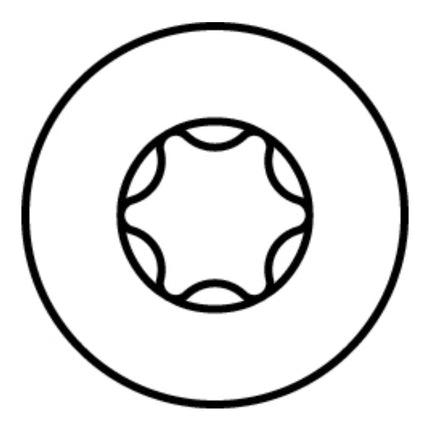 HECO MULTI MONTI plus F Anchor screws 7,5 x 80 mm, Concrete screws, Countersunk head, T-Drive, Blue zinc plated, A2K, 50 pcs. (48515)