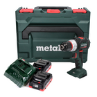 Metabo SB 18 LT BL Perceuse à percussion sans fil 75 Nm 18 V Brushless + 2x Batteries 4,0 Ah + Chargeur  + Coffret MetaBOX
