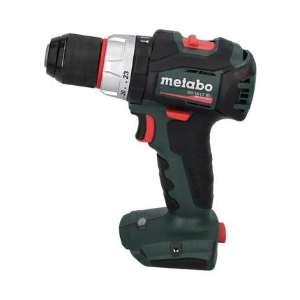 Taladro percutor a batería Metabo SB 18 LT BL 18 V 75 Nm sin escobillas + 1x batería 5,5 Ah + metaBOX - sin cargador