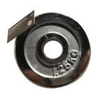 Disco de pesas Disco de pesas para mancuernas Peso de acero cromado 1,25 kg 1 pieza Diámetro del agujero de 30 mm