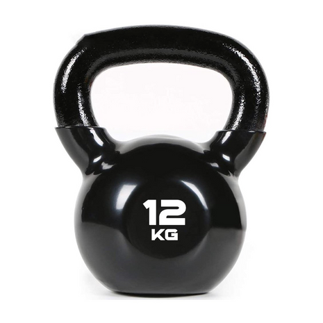 Kettlebell de acero 12 kg 1 pieza engomado