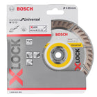 Bosch Expert X-LOCK Diamanttrennscheibe Standard for Universal 125 x 22,23 mm 1 Stk. ( 2608615166 ) - Toolbrothers