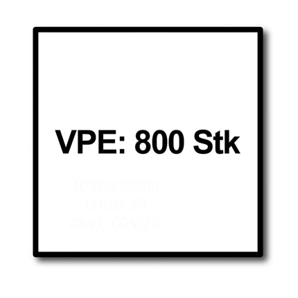 HECO MULTI MONTI plus F Schraubanker 5,0 x 60 mm 800 Stück ( 4x 54267 ) Betonschraube, Senkkopf, T-Drive, verzinkt blau, A2K - Toolbrothers