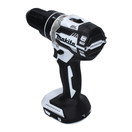 Makita DHP 484 ZW Taladro percutor inalámbrico 18 V 54 Nm blanco Brushless Solo - sin batería, sin cargador