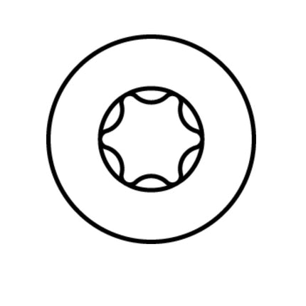 HECO TOPIX plus Vis à bois professionnelle 8,0 x 120 mm - 200 pièces (4x 61270)