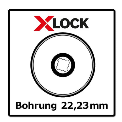 Bosch X-LOCK Diamant Metallscheiben Trennscheibe 125 x 22,23 mm ( 4x 2608900533 ) Expert 4 Stk. für X-LOCK Winkelschleifer - Toolbrothers